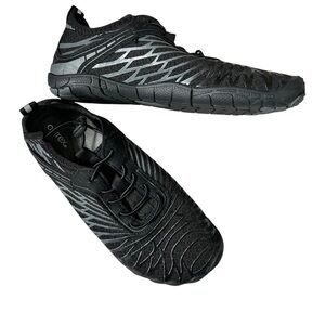 AETREX Black Gray Athletic Barefoot Walking Shoes‎ Comfort Support Women’s 37/